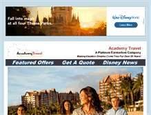 Tablet Screenshot of mickeyvacations.com